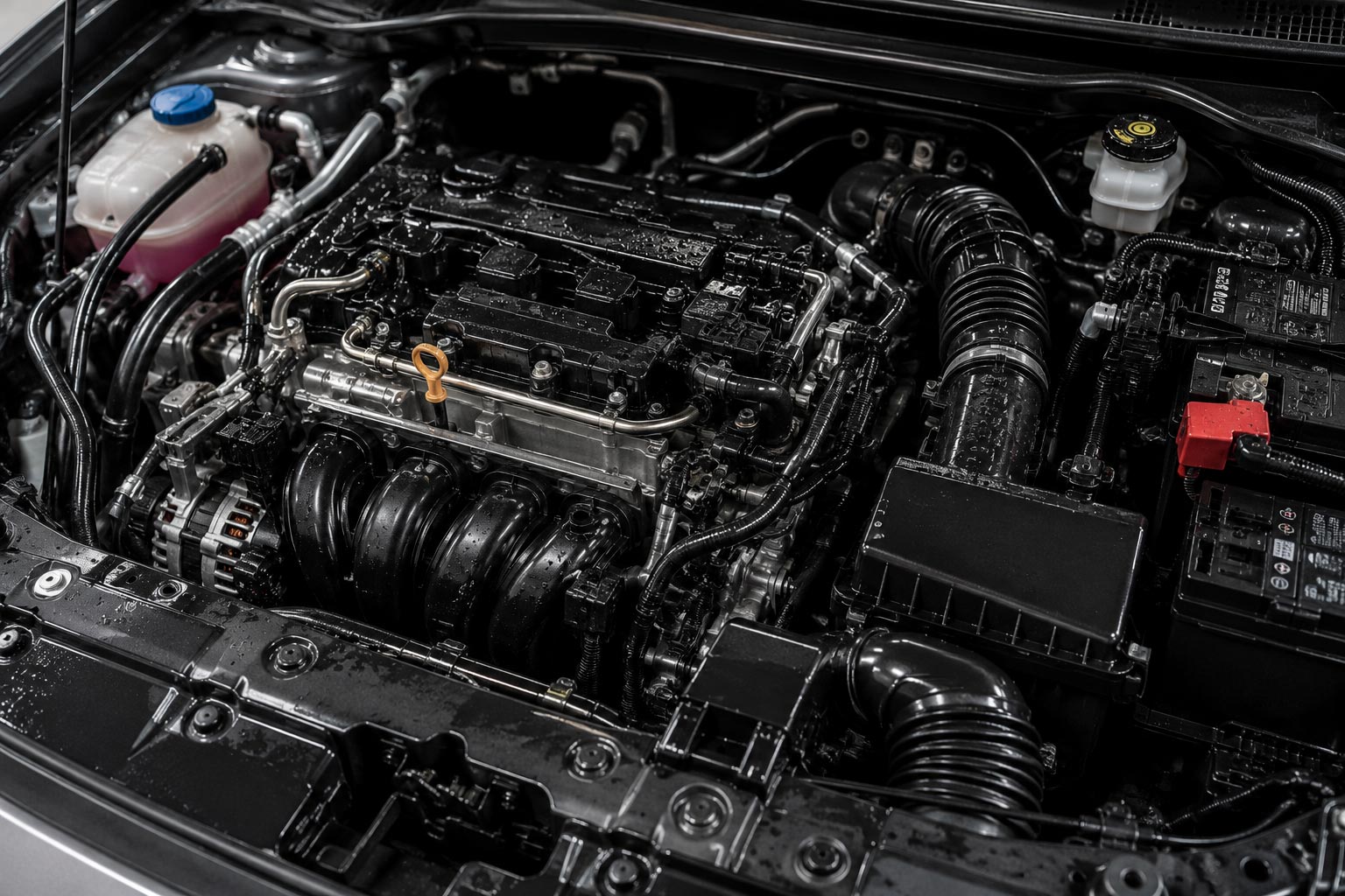 Dégraissage du compartiment moteur