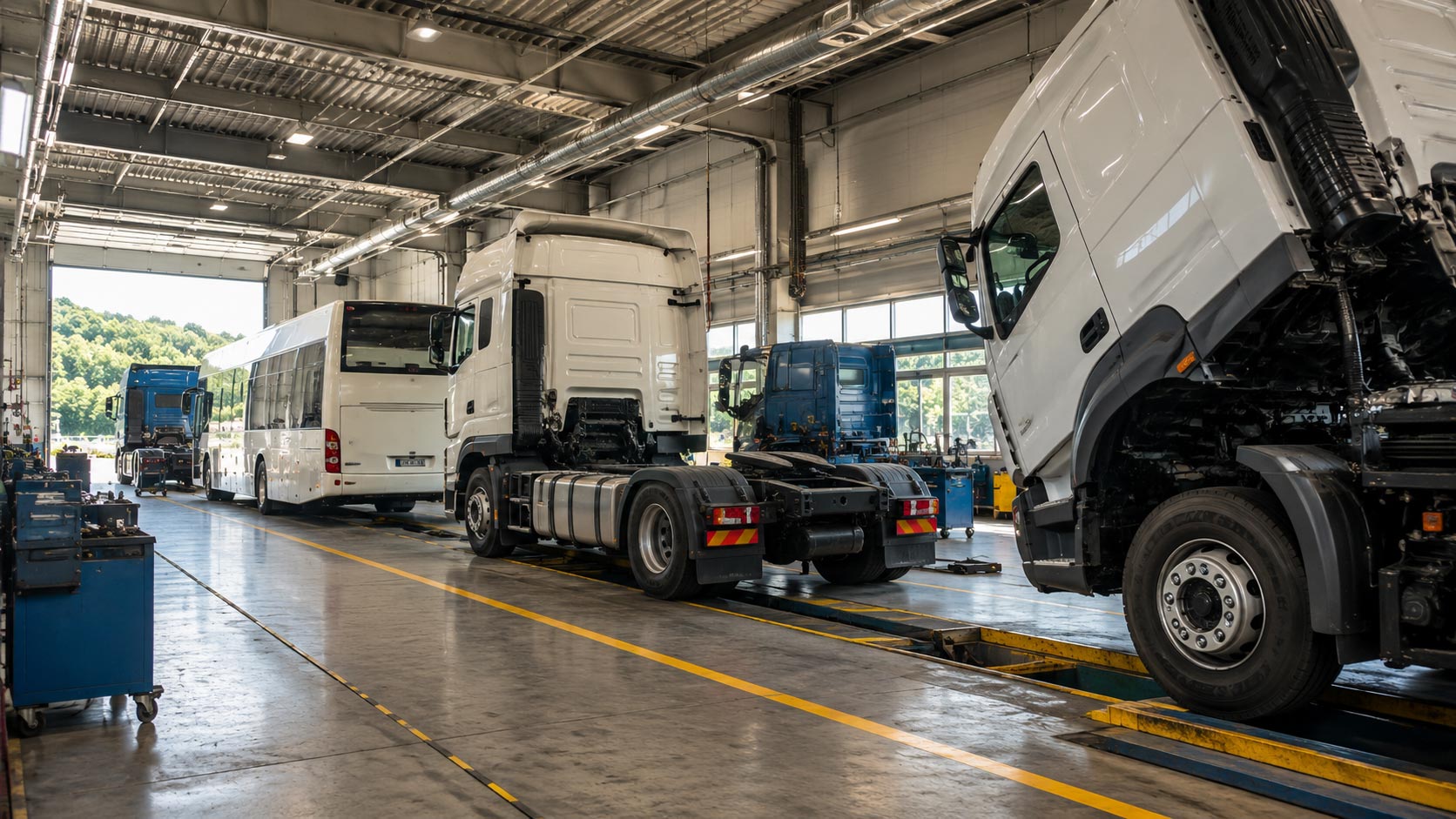 Flotten- und Nutzfahrzeugwartung